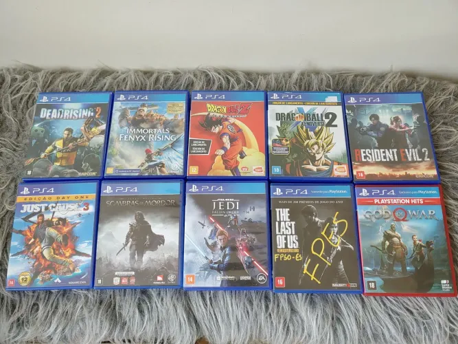Jogos de PS4 (Lista na Descrição)