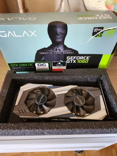 Placa de Vídeo GTX 1060 Galax 6GB DDR5