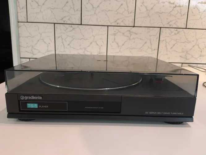 Toca disco Gradiente TS-5 FUNCIONANDO COM DETALHES NA DESCRIÇÃO