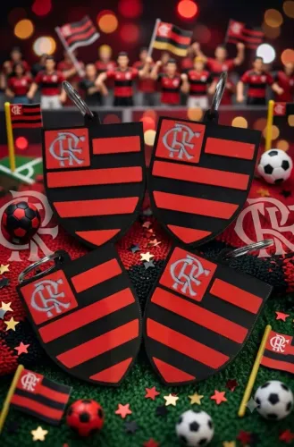 Chaveiro abridor de lata Flamengo