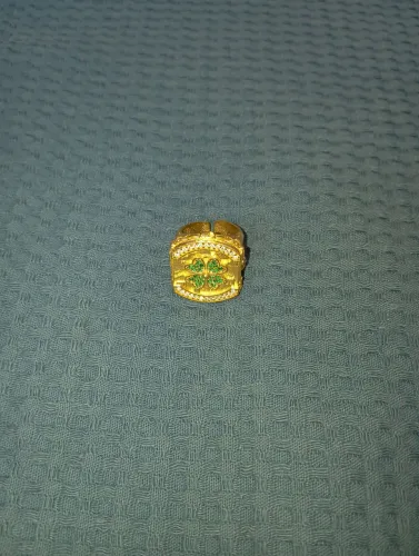 Dedeira moeda antiga trevo 