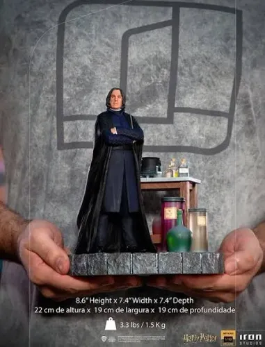 Estatua Severus Snape 1/10 - Harry Potter - Escala de Arte - Iron Studios