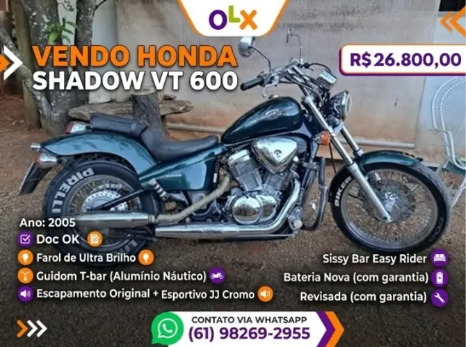 Honda Shadow VT 600C 2005