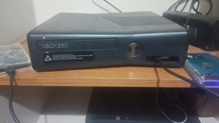 XBOX SLIM RGH LOTADO DE JOGOS 