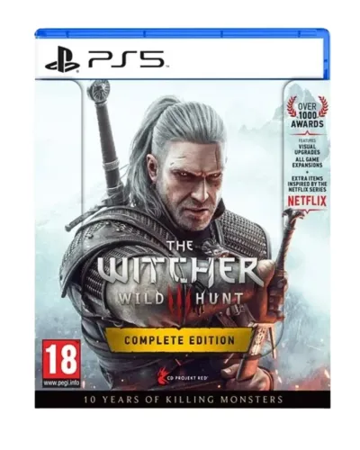 The Witcher 3: The Wild Hunt - Edição Completa de 10º Aniversário STEELBOOK PS5