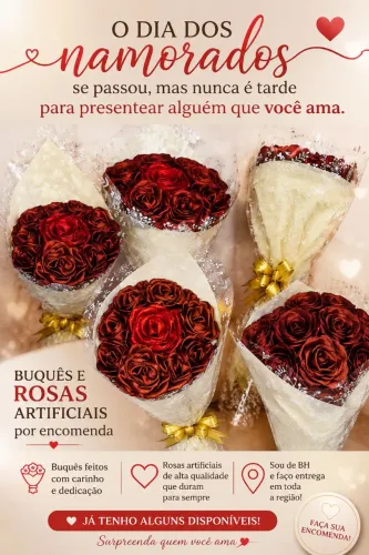 BUQUÊS ou FLORES UNITÁRIAS