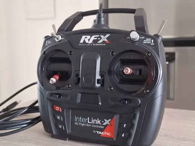 Simulador Real Flight RF-X Flight Interlink-X Controle (Mode 2)