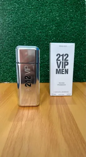Tester 212 Vip Men Carolina Herrera Perfume Importado Masculino 100ml