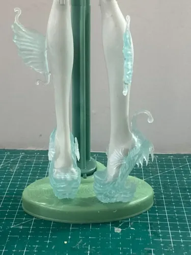 Sapato Lagoona Ghouls Rule - monster high g1 transparente
