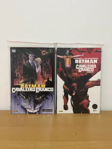 Coleção Batman O Cavaleiro Branco + A Maldição do Cavaleiro Branco - 17 volumes