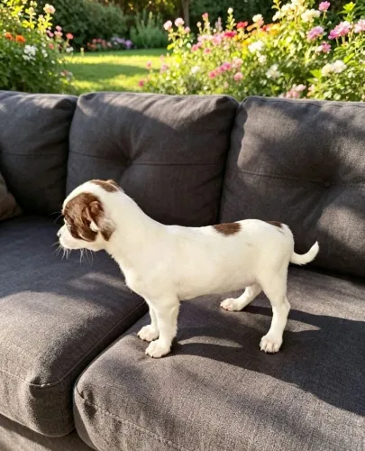 Essa linda filhote está disponível ela está com três meses