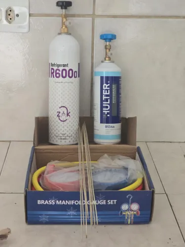 Kit técnico para reparo ar condicionado geladeira freezer