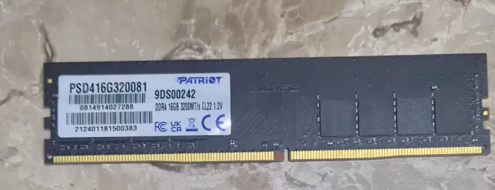Memoria Patriot 16 GB 3200mhz CL22