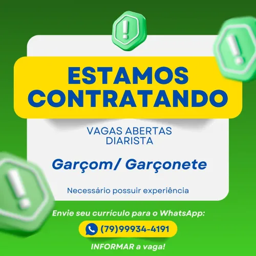 Vaga para diarista