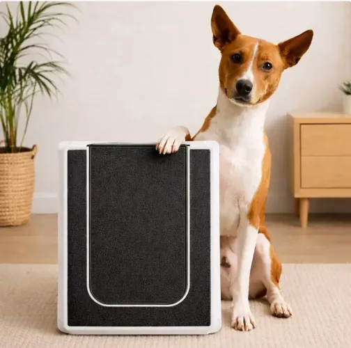 Arranhador para cachorros. PetyCure lixa.