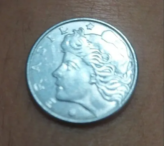 Moeda antiga colecionador