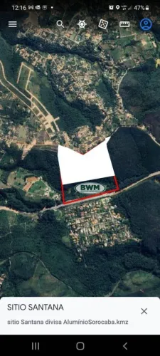 Área à venda, 100000 m² por R$ 28.000.000,00 - Recanto dos Pássaros - Alumínio/SP