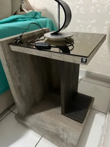 Vendo abajur com banqueta