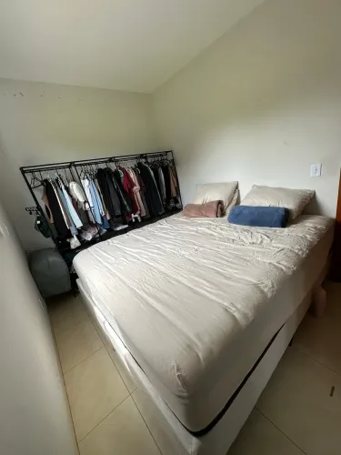 Cama king de colchão macio Bf Colchões