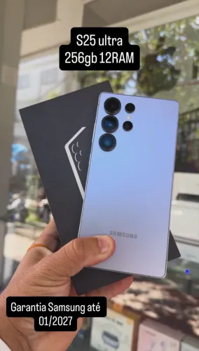 Galaxy s25 ultra Novo 11 meses de garantia 