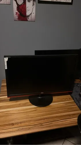 Monitor AOC Sniper, 75hz, TN, Full HD + suporte articulado