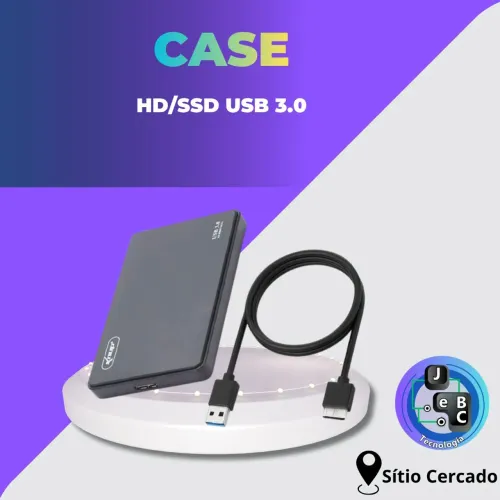 Case para SSD ou HD de notebook USB 3.0