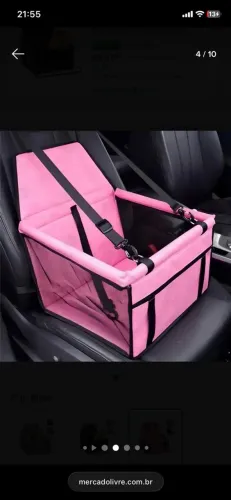 Cadeirinha de carro para pet (cachorro)