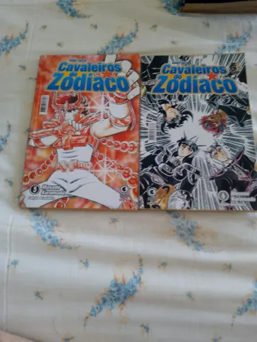 Manga cavaleiros do zodíaco saint seya volumes 5 e 6.