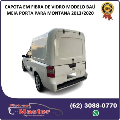 Capota em fibra de vidro para Chevrotolet Montana 2012/2020