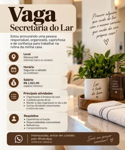 Secretária do lar