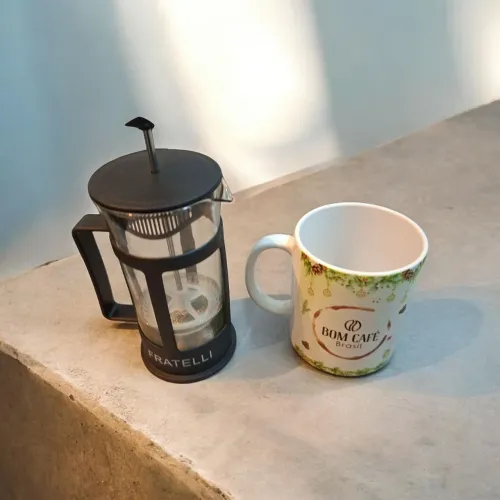 Cafeteira Prensa Francesa Fratelli e Xicara
