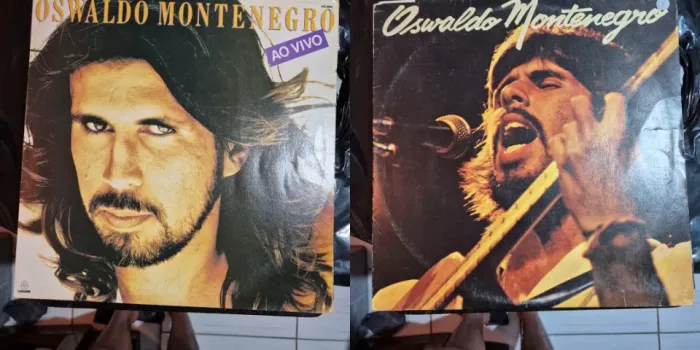 Oswaldo Montenegro - 2 LPs: Oswaldo (1980) + Ao Vivo (1989)