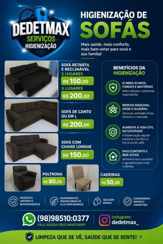 Higienização dedetmax
