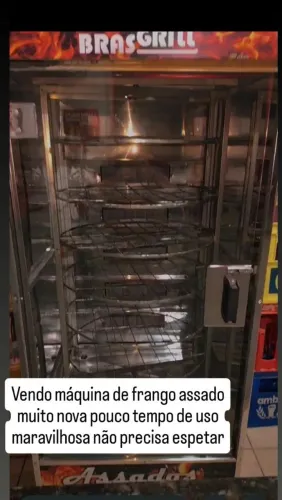 Máquina de frango assa sem espetar
