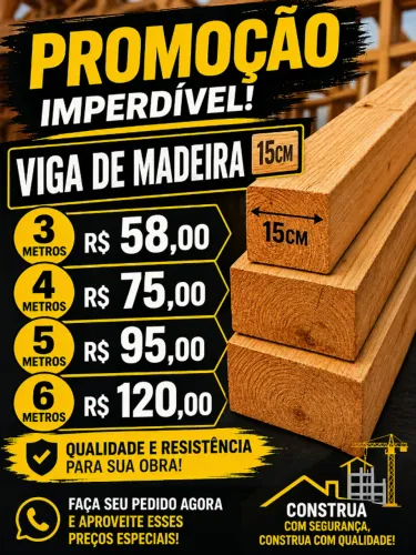 TEMOS MADEIRAS DE QUALIDADE VIGAS,CAIBROS ETC... *