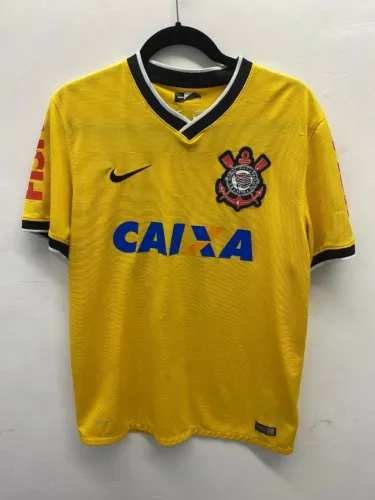 CAMISA OFICIAL CORINTHIANS AMARELA 2014 - TAM M