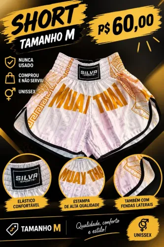 Short unissex muai thai M