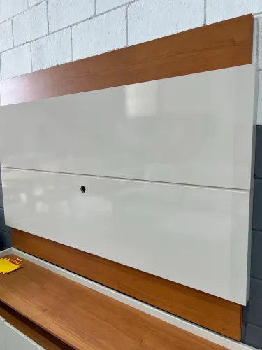 Painel de TV 1,80 Nature Off White NOVO