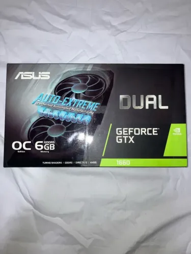Placa de Vídeo ASUS GeForce GTX 1660 Dual OC 6GB (Com Detalhe)