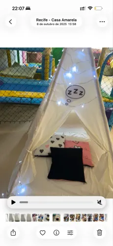 Barracas para festa do pijama