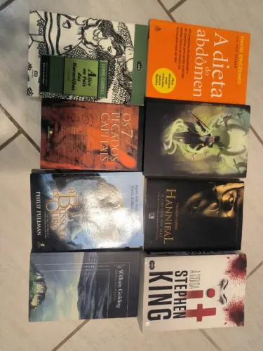 Lote com 20 Livros Diversos Stephen King, Maus, História, Literatura e Estudos