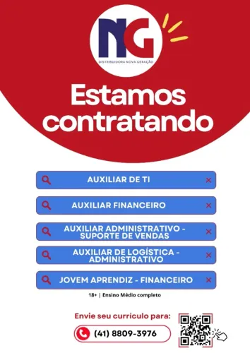 VAGAS ADMINISTRATIVAS - CURITIBA