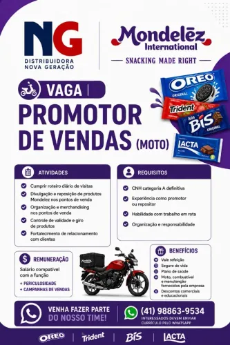 Promotor de Vendas (CNH A)
