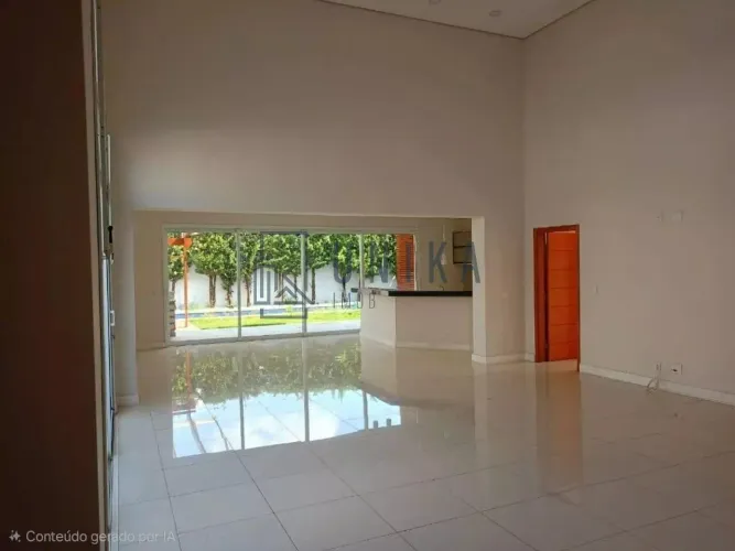 Casa de luxo em condomínio no Parque Brasil 500, Paulínia-SP: 4 quartos, 3 suítes, 2 salas