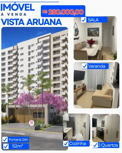 Vendo apartamento Vista Aruana 