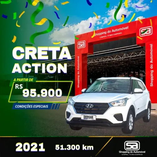 Hyundai Creta Action 1.6 16V Flex AUT 2021
