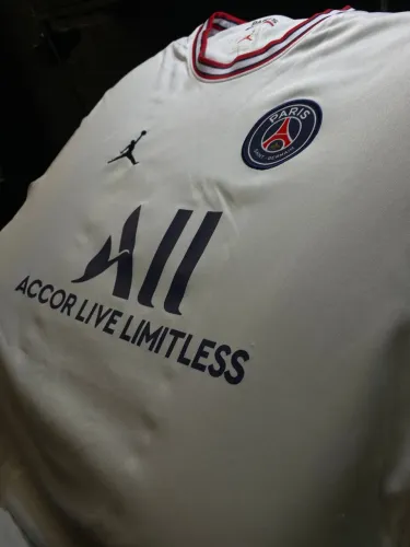 CAMISA PSG NEYMAR JR 2022 BRANCA - Tamanho G