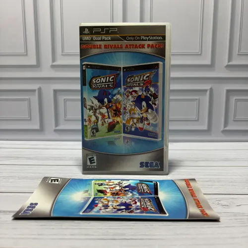 Sonic Double Rivals Attack Pack PSP Mídia Física