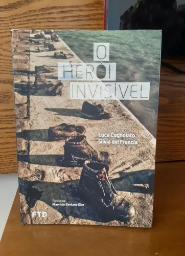 Livro O HERÓI INVISÍVEL. Ed. FTD. 168 páginas.