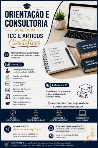 Orientação, Consultoria e Revisão para TCC e Artigos Científicos